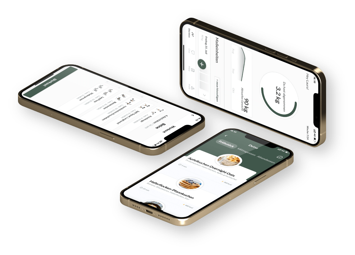 Online Coaching App and its features - customised meal and workout plans and a personal tracker.